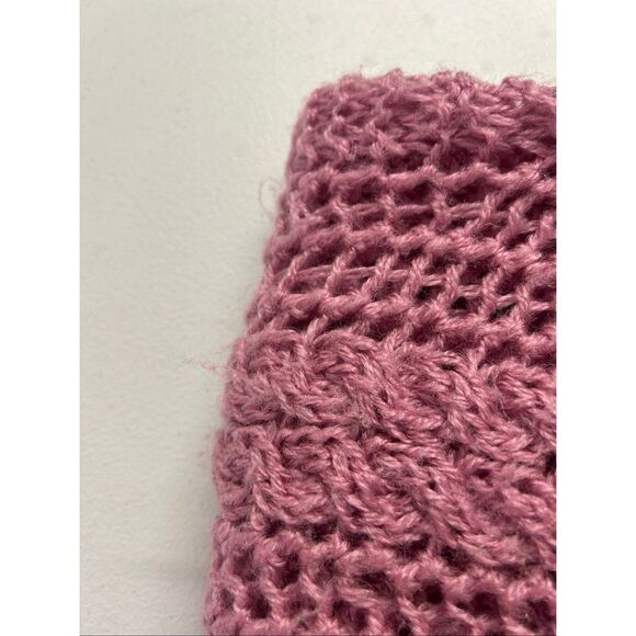 Vintage Plymouth Knit Pink‎ Open Weave Sweater Vest Women’s L Made in Korea - Picture 10 of 11
